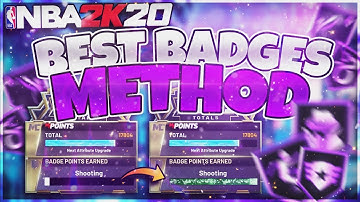 Best badge and overall grinding method in nba 2k20 EARN ALL YOUR BADGES IN 1 DAY (ps4 method)