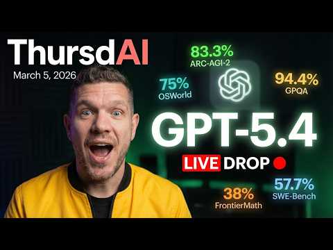 ThursdAI - Mar 5 - GPT 5.4 is here, Anthropic supply chain risk, Qwen 3.5 small & leadership drama, wolfbench & more AI news