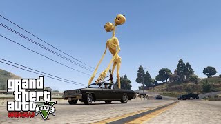 Siren Heads Dancing in Pickup Car - GTA V Siren Head