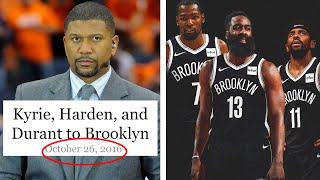 Incredible NBA Predictions That Actually Happened
Weve all had one or two great predictions here or there, but have you ever had one THIS good?
SECOND CHANNEL ➤➤➤ https://www.youtube.com/channel/UCRjLM099gE3RbxM_Xs7MYPg
*Copyright Disclaimer Under Section 107 of the Copyright Act 1976, allowance is made for fair use for purposes such as criticism, comment, news reporting, teaching, scholarship, and research. Fair use is a use permitted by copyright statute that might otherwise be infringing. Non-profit, educational or personal use tips the balance in favor of fair use. No copyright infringement intended. ALL RIGHTS BELONG TO THEIR RESPECTIVE OWNERS* Incredible NBA Predictions That Actually Happened