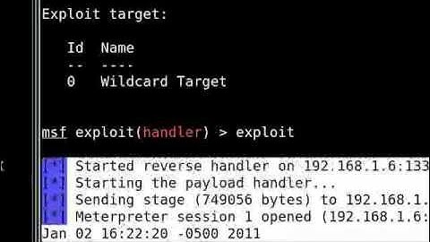 Backtrack Windows 7 DNS Java attack Method Part 3