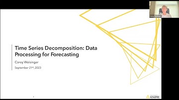 Time Series Decomposition:  Data Processing for Deploying a Forecasting Solution