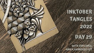 Inktober Tangles 2022 • Day 29 • Avro