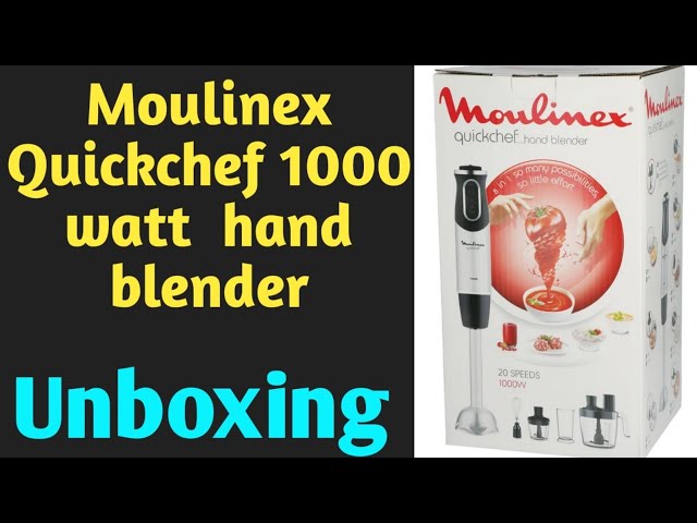 Best Hand Blender, Moulinex Quickchef 1000 Watt, FoodProcessor type  Attachment