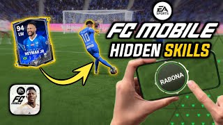 *HIDDEN SKILLS* Rabona tutorial | FC mobile | secret skills in FC mobile 🤫🤫