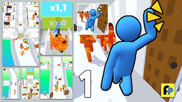 Door Prank Run - Walkthrough Gameplay Part 1 Tutorial