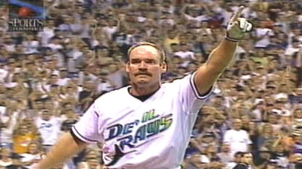 To celebrate their 25th anniversary, the Tampa Bay Rays unveiled an ex