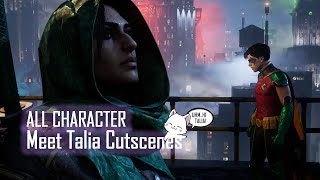 Gotham Knights | All Characters Meet Talia Cutscenes