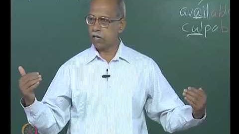 Mod-01 Lec-26 Stress in English VI