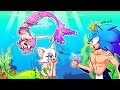 Sonicx Rouger x Amy : Mermaids Of The Sea | Sonic The Hedgehog 2 Animation