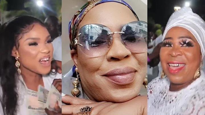 WATCH THE MOMENT MADAM SAJE SPRAY MONEY FOR IYABO OJO AFTER SHE SETTLED FIGHT WITH FATHIA BALOGUN