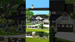 Satisfying terrain painting+landscaping in The Sims  #thesims4 #sims4build