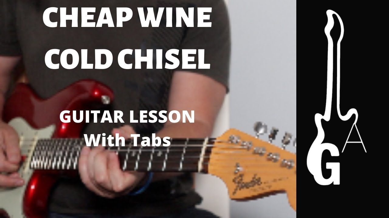Cheap Wine, guitar lesson with tabs. YouTube