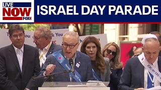 Sen  Schumer, NY officials kick off Israel Day Parade