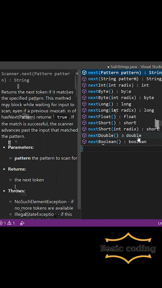 Printing all substrings of a string java java programming basic
