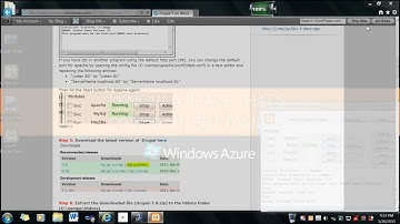 Drupal 7 on Windows 7 with XAMPP 1.7
