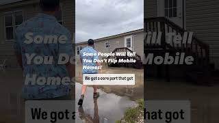 Some People Will Tell You Don’t Flip Mobile Homes! #mobilehome #realestate #shorts