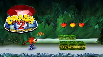 Crash Bandicoot 2 Completion Part 4 : RED GEM ROUTE | 🤫 First Time Playthrough