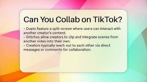 Can You Collab on TikTok? - Everyday-Networking