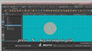 Snap to grid shortcut keys-hot keys in maya 2020