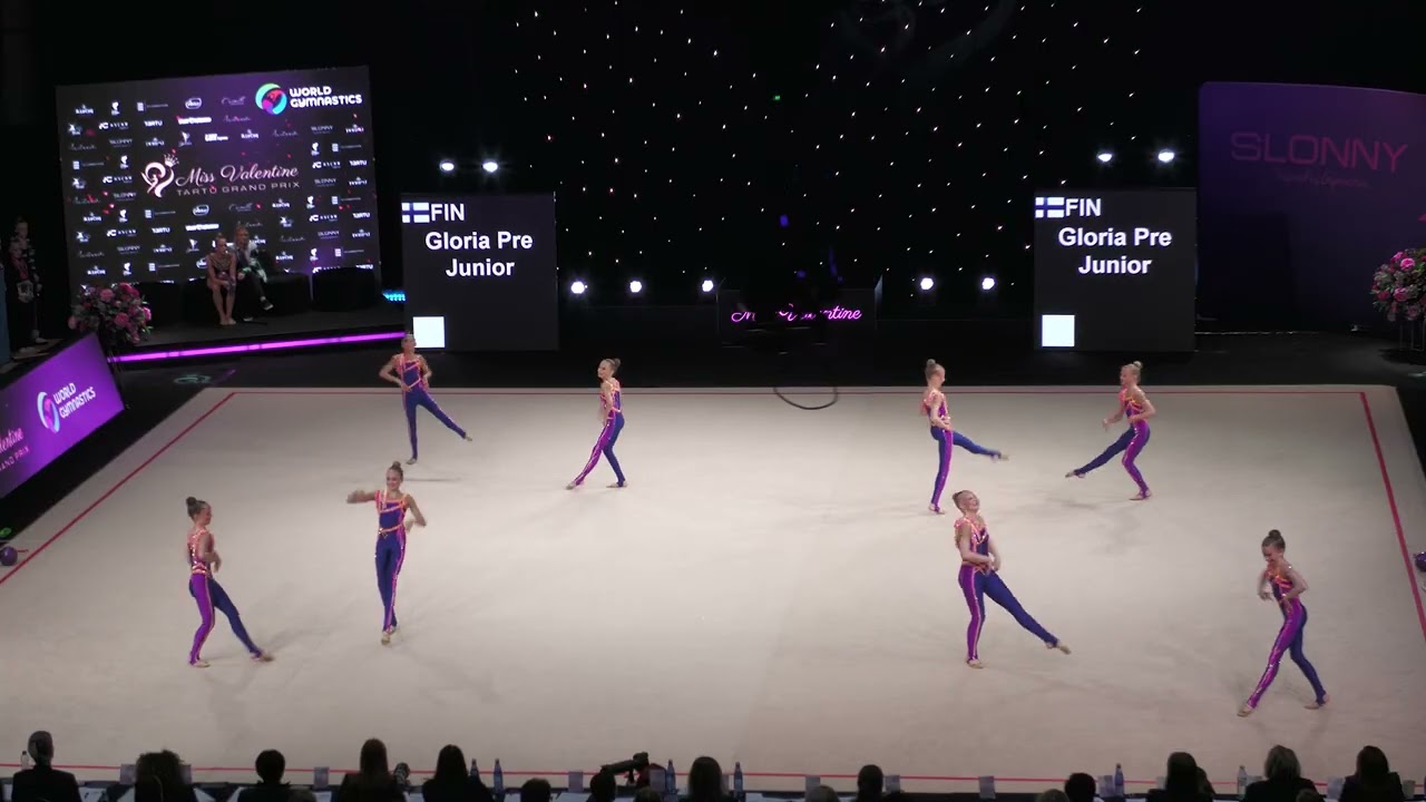 Miss Valentine 2026. Elise Gymnastics/Pakilan Voimistelijat-Gloria. Pre Junior AGG 12-14 Final. FIN