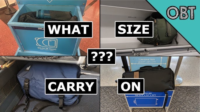 Personal Item or Carry-on bag? What is the difference?! 