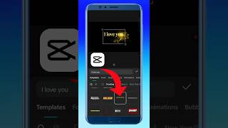 text animation tutorial In Capcut | #shorts #capcut
