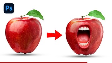 Fruits Manipulation | Mouth and Apple Fruit blending | Photoshop Tutorial | Easy Steps