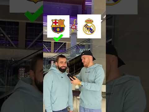 Видео: Barcelona или Real Madrid? Какая твоя любимая футбольная команда? Опрос Алетинский