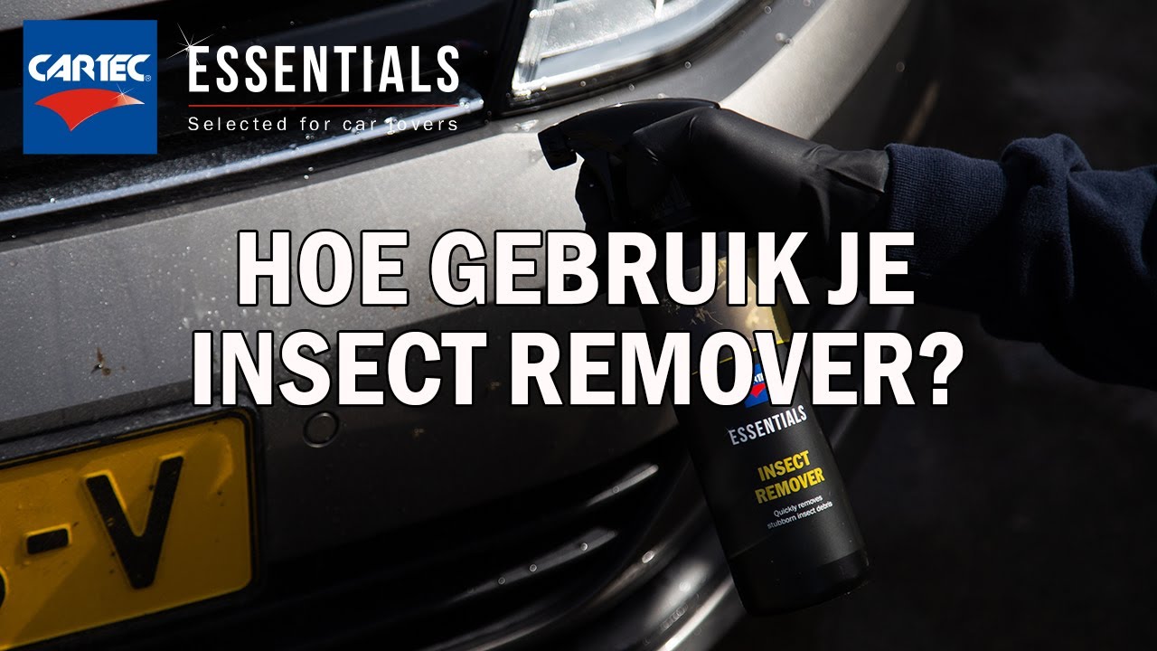 Hoe gebruik je Insect Remover van Cartec Essentials?