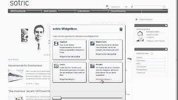 BTEXX easyWCM: Customizing portal pages with widges