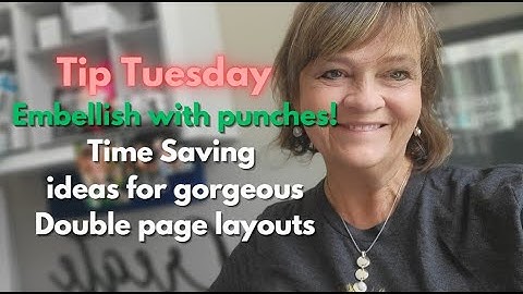 Tip Tuesday: Fast Scrapbooking Pages with Creative Memories Embellishments | Beckie Belote Tutorial