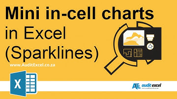 Sparklines- mini charts WITHIN a single Excel cell (trend analysis)
