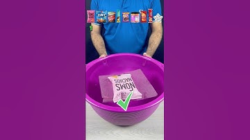 TRY TO GUESS HOW MANY TISSUE PAPER WILL FLOAT? #satisfying #experiment #asmr #tissuepaper #shorts