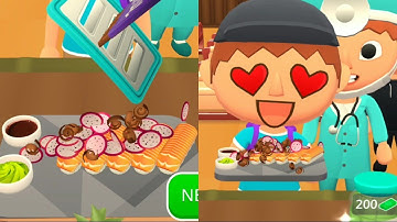 Sushi Roll 3D - Cooking ASMR Game - Android iOS Gameplay | Kick Tom