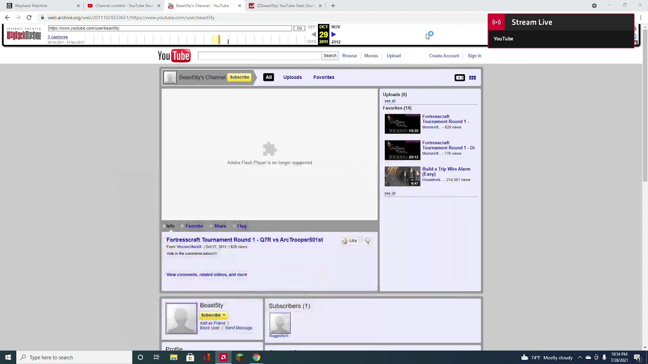 mrbeast old secret channel beast5ty
