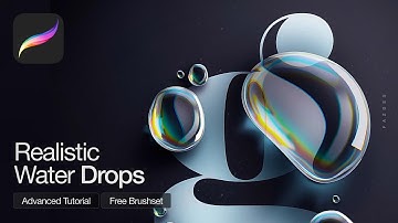 Create Realistic Water Drops in Procreate | iPad Illustration