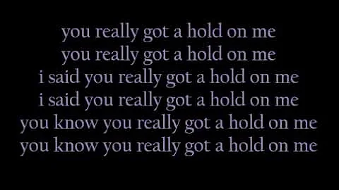 You Really Got a Hold on Me by Smokey Robinson & The Miracles lyrics