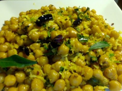 Sundal with chana or chickpea - Weight loss and diabetic friendly