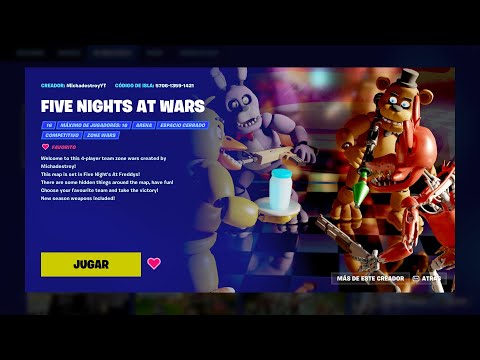 FIVE NIGHTS AT FREDDY'S - Fortnite Creative Map Code - Dropnite