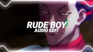 rude boy - rihanna [edit audio] Resimi