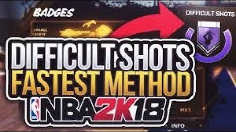 NBA2K18 UNLOCK DIFFICULT SHOTS IN ONE GAME (AFTER PATCH 4)