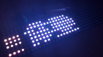 IchigoJam colorful sign board - WS2812B 32x8