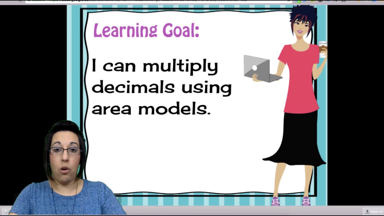 Multiplying Decimals using Area Models - YouTube