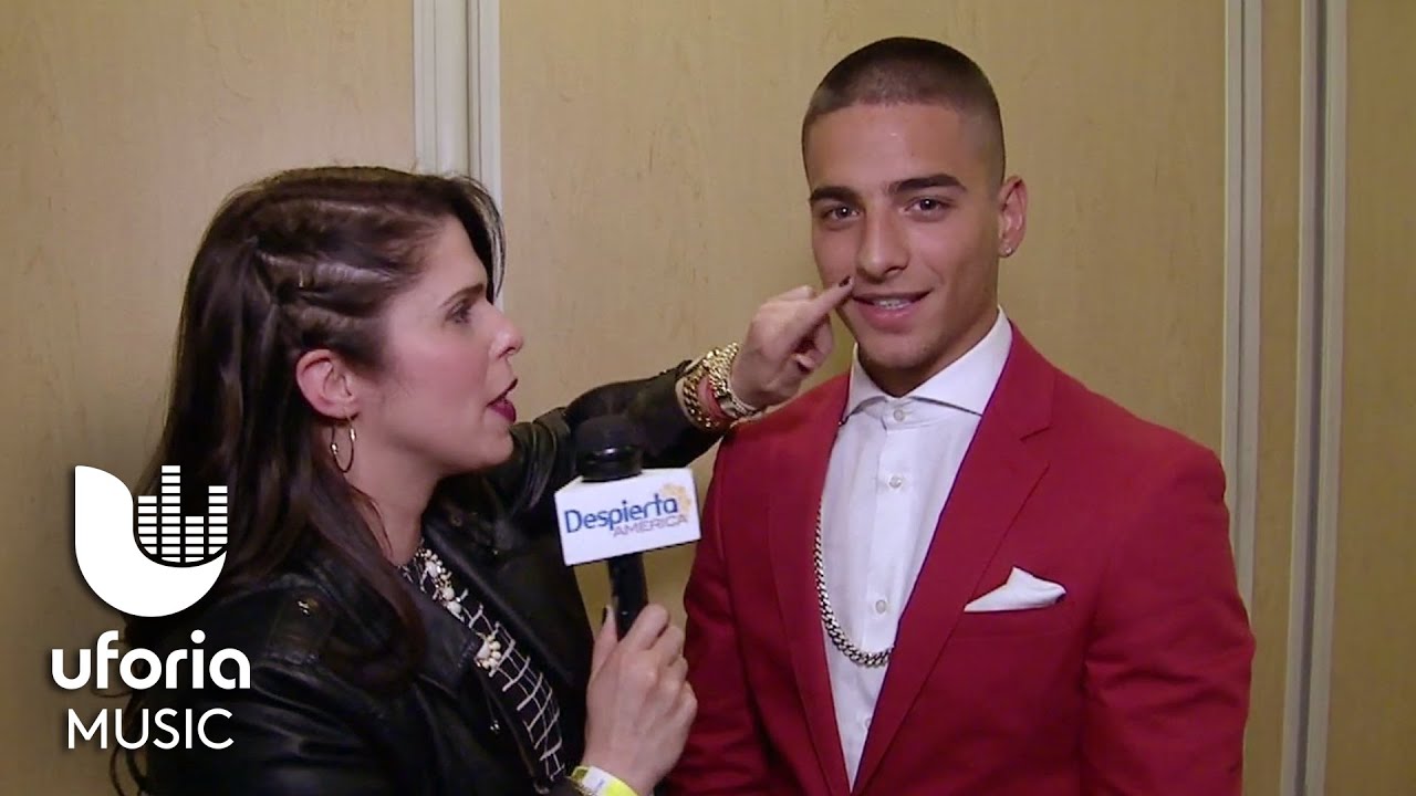 Maluma traía un besito pintado... ¿Quién se lo habrá dado?