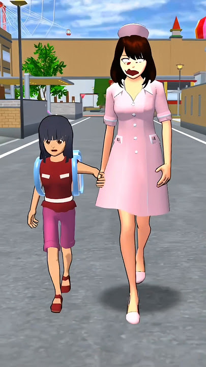 Mama suddenly came and saw the ghost 😮#shorts #sakuraschoolsimulator #shortsvideo #viral