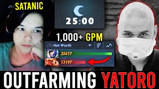 SATANIC 100% Outfarmed the GOD of FARMING YATORO..