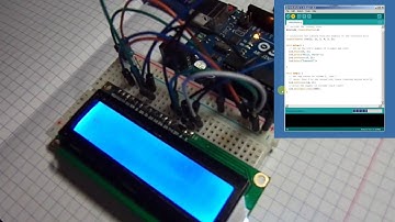 DIY LCD 1602 Blue Blacklight Arduino