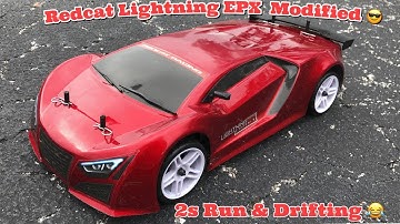 Redcat Lightning EPX Modified with 5800KV Motor 2S Run & Drift