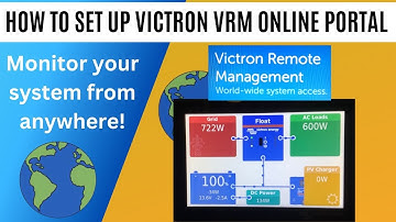 How to set up Victron VRM online account for remote system monitoring over Wi-Fi!